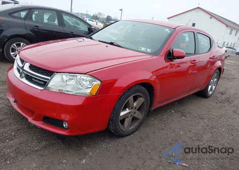 2011 Dodge Avenger Lux z USA, uszkodzony, nr VIN 1B3BD2FG2BN508555